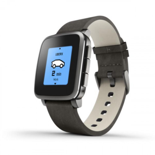Pebble Time Steel Black