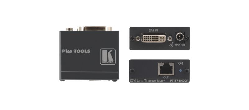 Передатчик сигнала DVI-D по кабелю на витой паре KRAMER PT-571HDCP