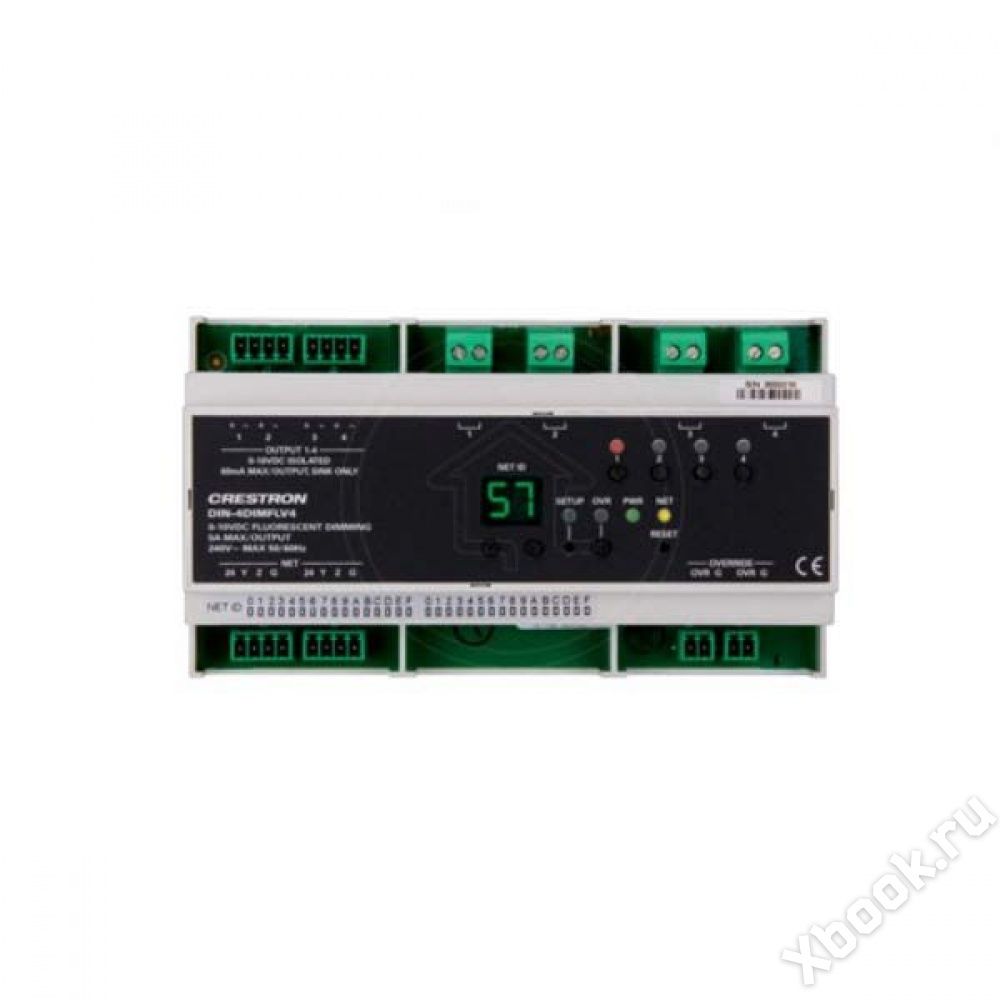 Диммер Crestron DIN-4DIMFLV4