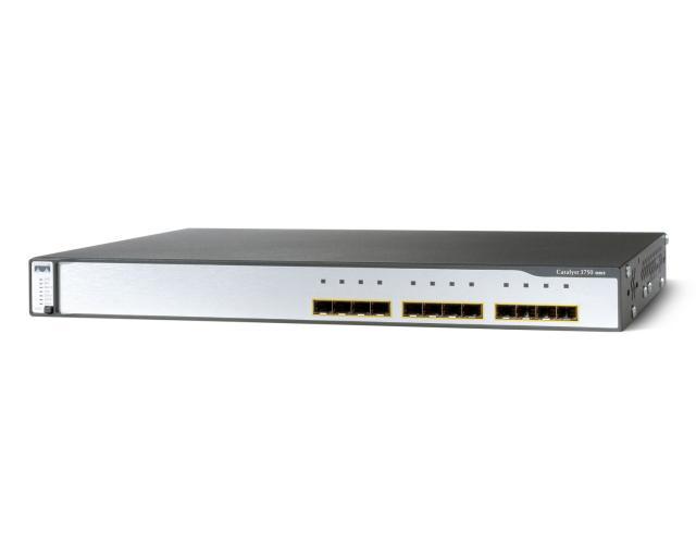 Коммутатор WS-C3750G-12S-S Cisco Catalyst 3750 12 SFP Standard Multilayer Image, А0000030664