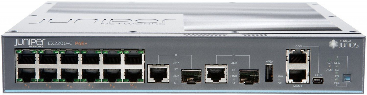 Коммутатор Juniper EX2200-C-12P-2G