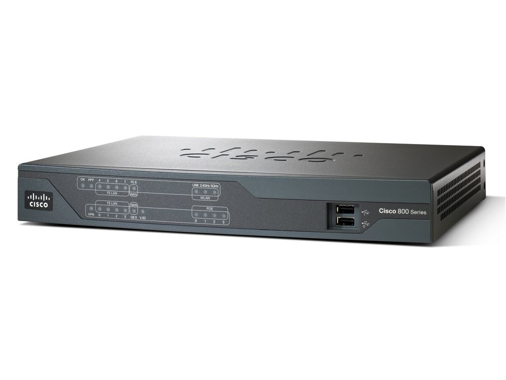 Маршрутизатор Cisco CISCO881-K9 Ethernet Sec Router