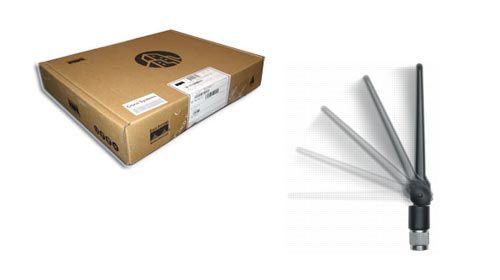 Антенна AIR-ANT5135D-R 5GHz 3.5dBi Black Dipole Antenna w/RP-TNC connector