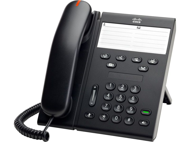 Телефон Cisco CP-6911-C-K9= Cisco UC Phone 6911, Charcoal, Standard handset