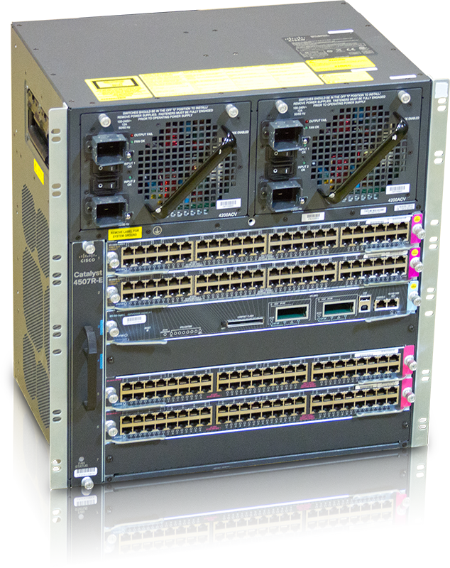 Шасси CISCO WS-C4507R+E Catalyst4500E 7 slot chassis for 48 Gbps/slot