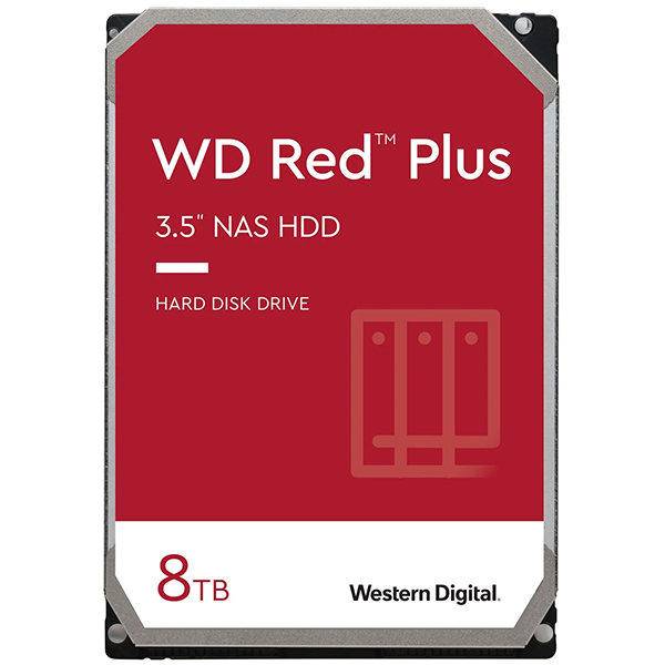 Жесткий диск Western Digital Red Plus 8 ТБ WD80EFBX