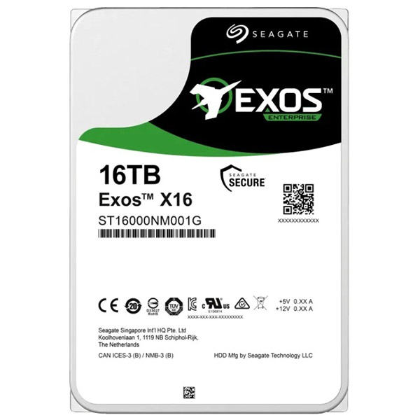 Жесткий диск Seagate Exos X16 16ТБ ST16000NM001G