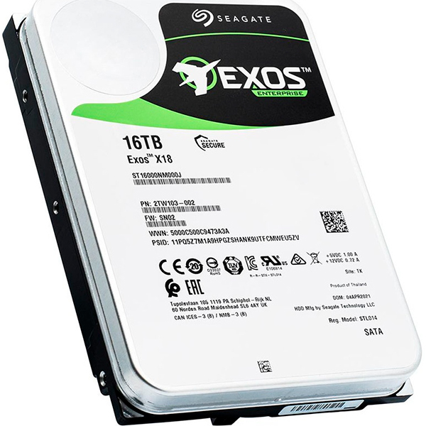 Жесткий диск Seagate Exos X18 16ТБ ST16000NM000J