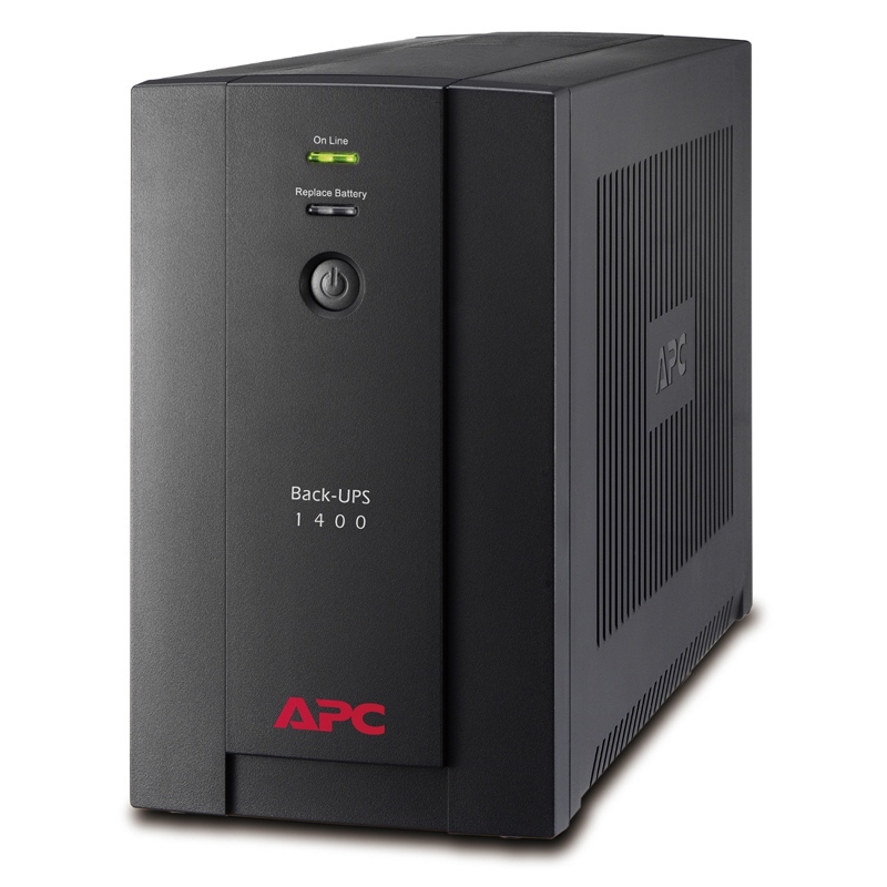 ИБП APC by Schneider Electric Back-UPS BX 1400VA, Tower, BX1400U-GR